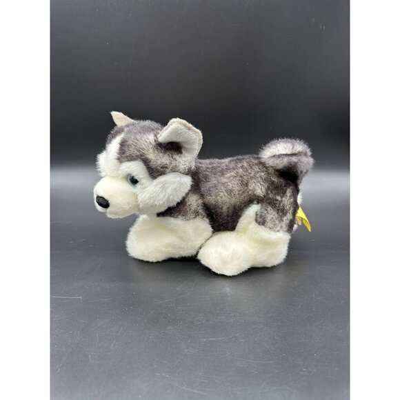 Siberian Husky Dog Toy Stuffed Animal Miyoni Aurora Plush Bean Filled Realistic - Picture 2 of 12